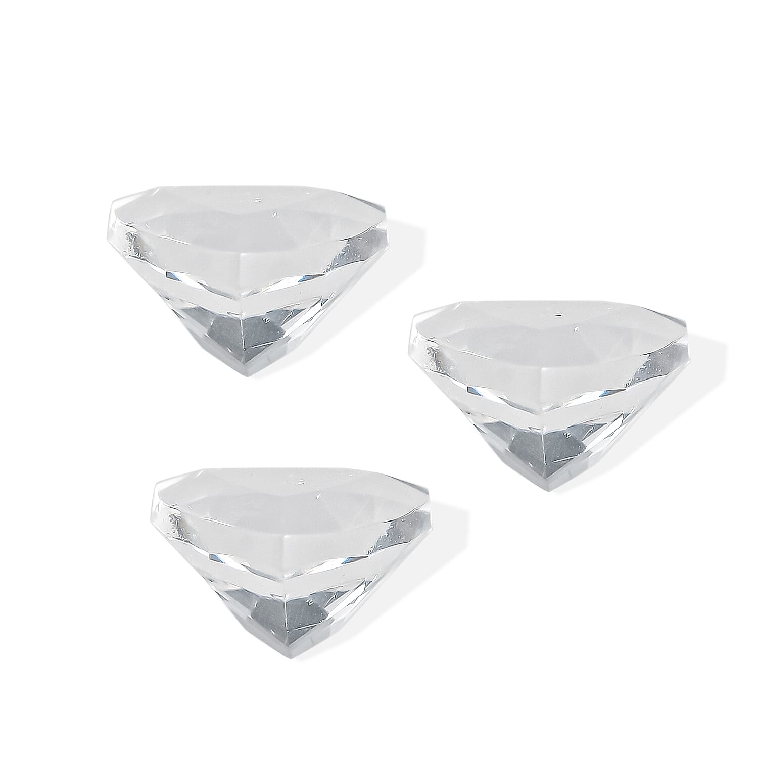 Hyalite Opal Set of 3 (Trl 5 mm) 0.61 ctw