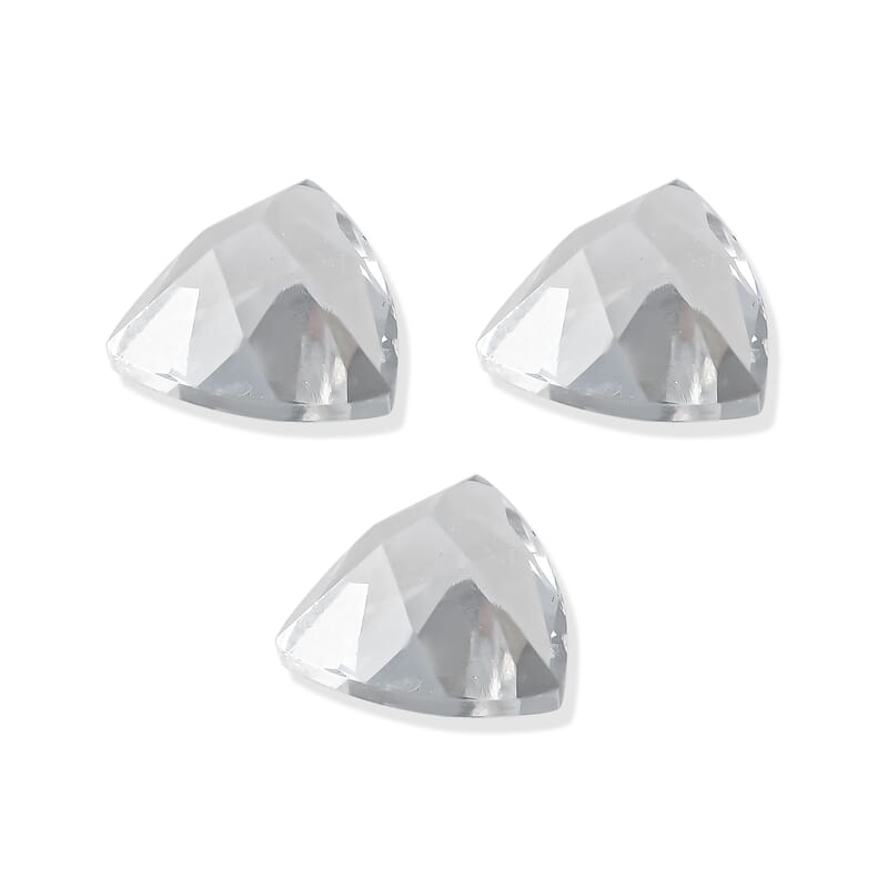 Hyalite Opal Set of 3 (Trl 5 mm) 0.61 ctw