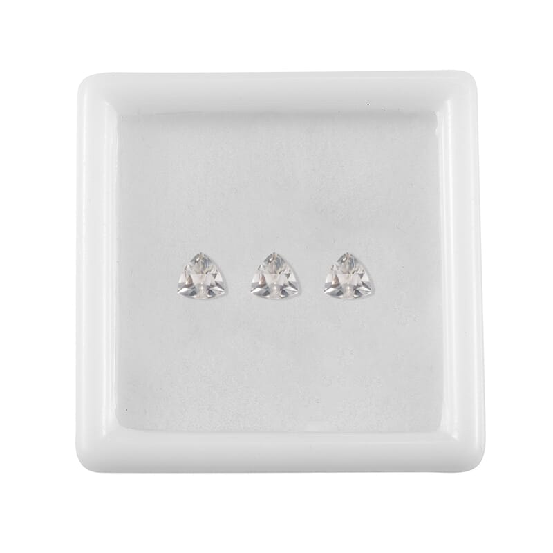 Hyalite Opal Set of 3 (Trl 5 mm) 0.61 ctw