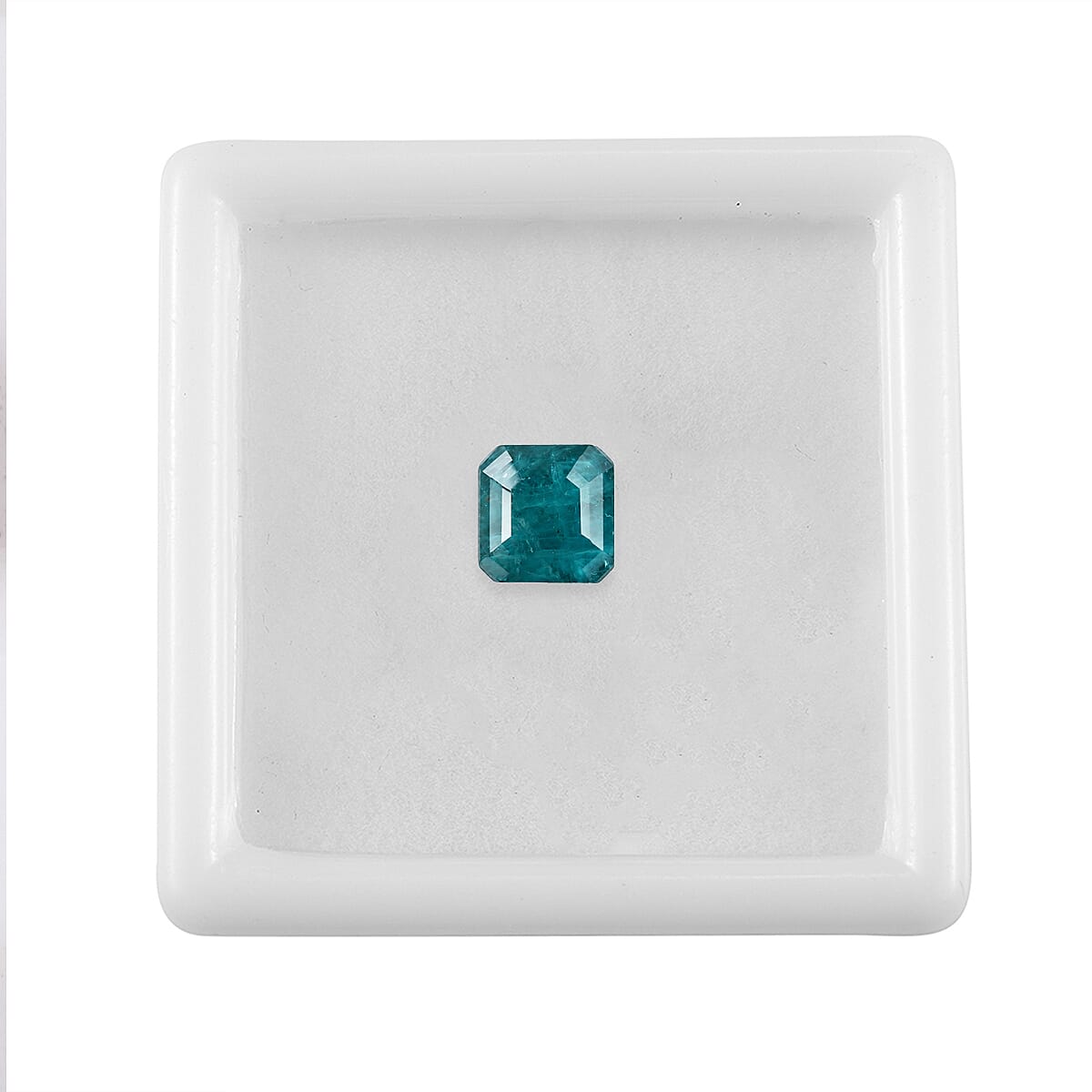 Teal Grandidierite (Oct 6x6 mm) 0.80 ctw