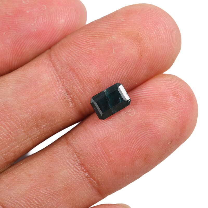 Teal Grandidierite (Oct 7x5 mm) 0.85 ctw