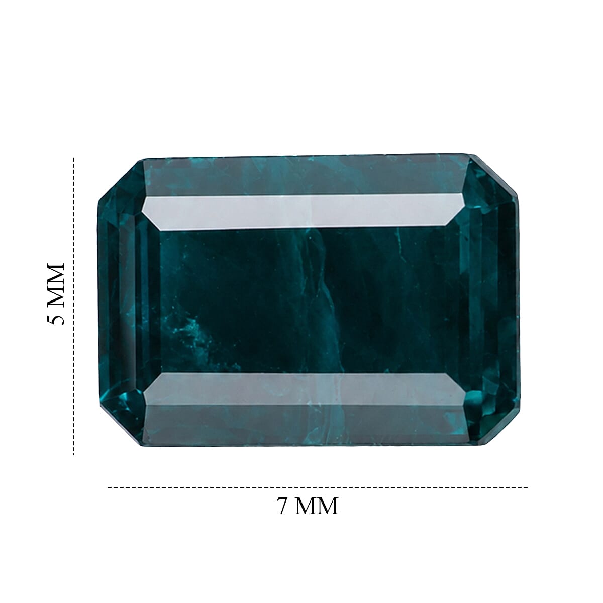 Teal Grandidierite (Oct 7x5 mm) 0.85 ctw