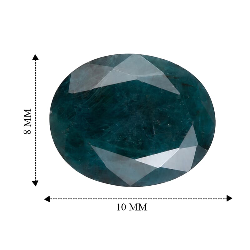 Teal Grandidierite (Ovl 10x8 mm) 2.32 ctw