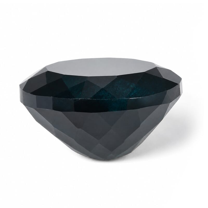 AA Teal Grandidierite (Ovl 12x10 mm) 4.27 ctw