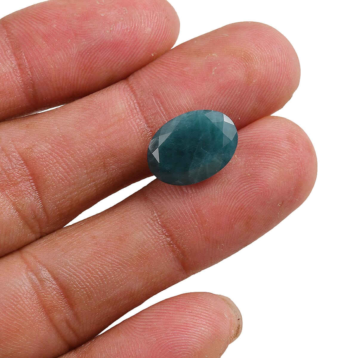 Teal Grandidierite (Ovl 14x10 mm) 4.87 ctw