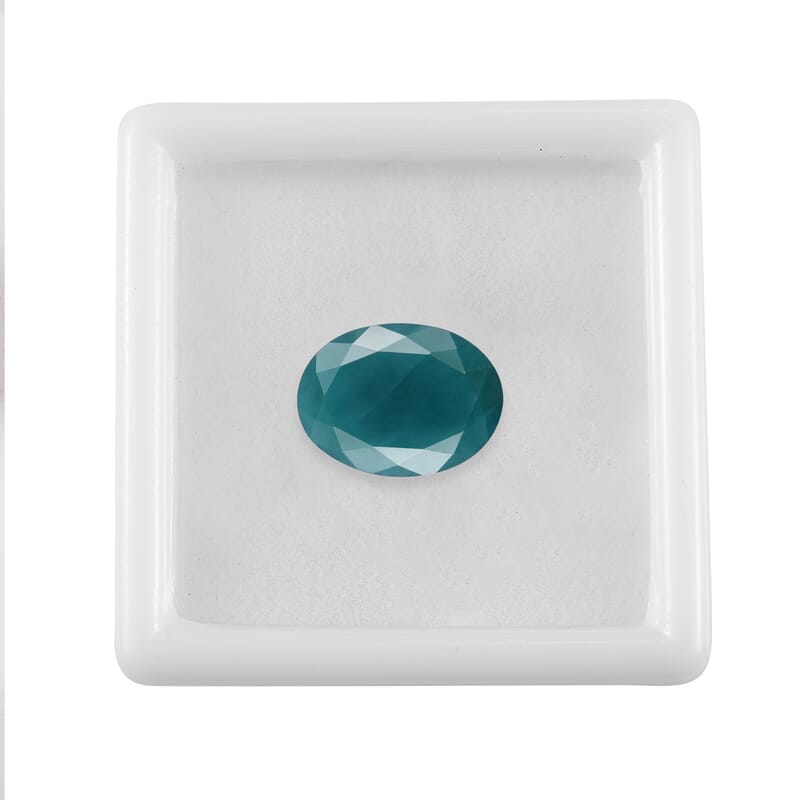 Teal Grandidierite (Ovl 14x10 mm) 4.87 ctw
