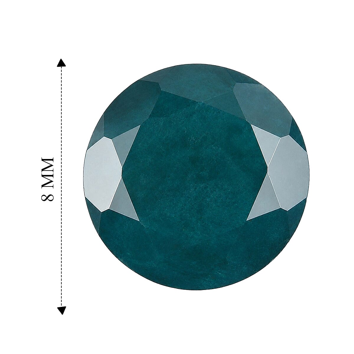 Teal Grandidierite (Rnd 8 mm) 1.85 ctw