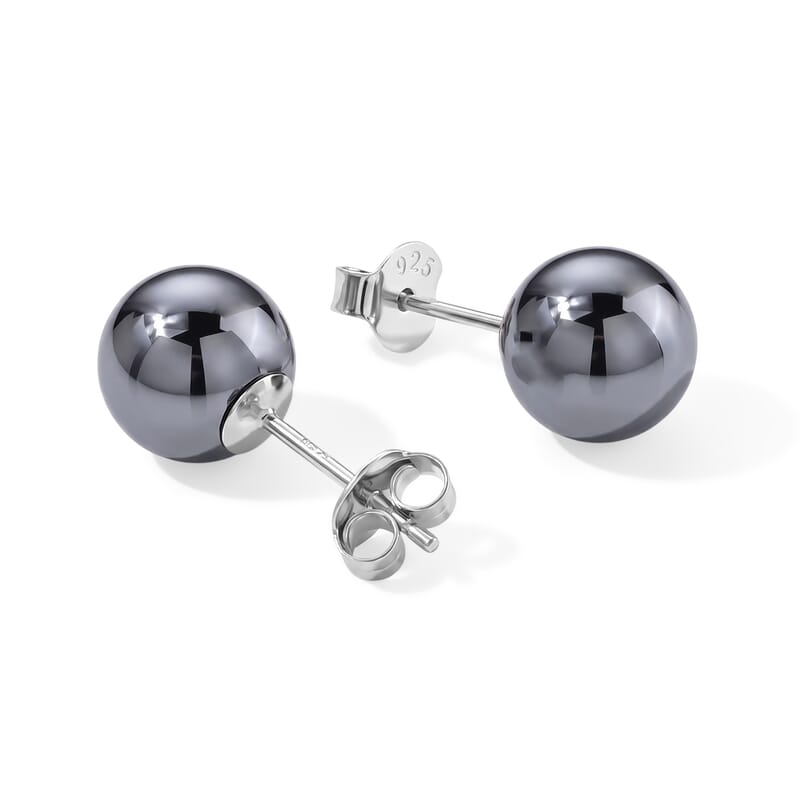 D'Joy Terahertz 2.00 ctw Stud Earrings in Rhodium Over Sterling Silver