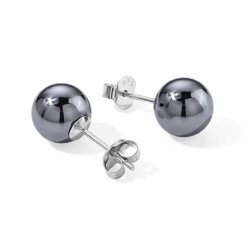 D'Joy Terahertz 10.00 ctw Stud Earrings in Rhodium Over Sterling Silver