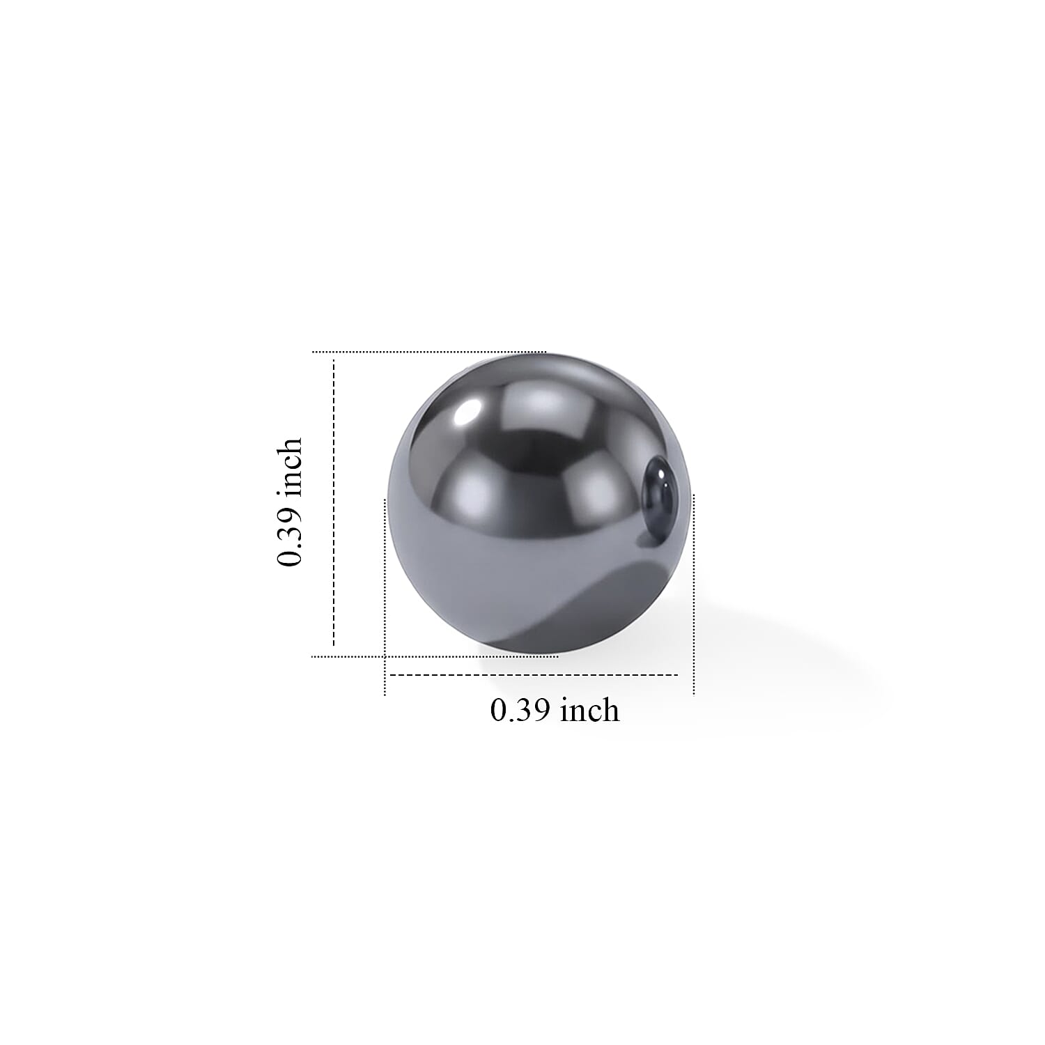 D'Joy Terahertz 10.00 ctw Stud Earrings in Rhodium Over Sterling Silver