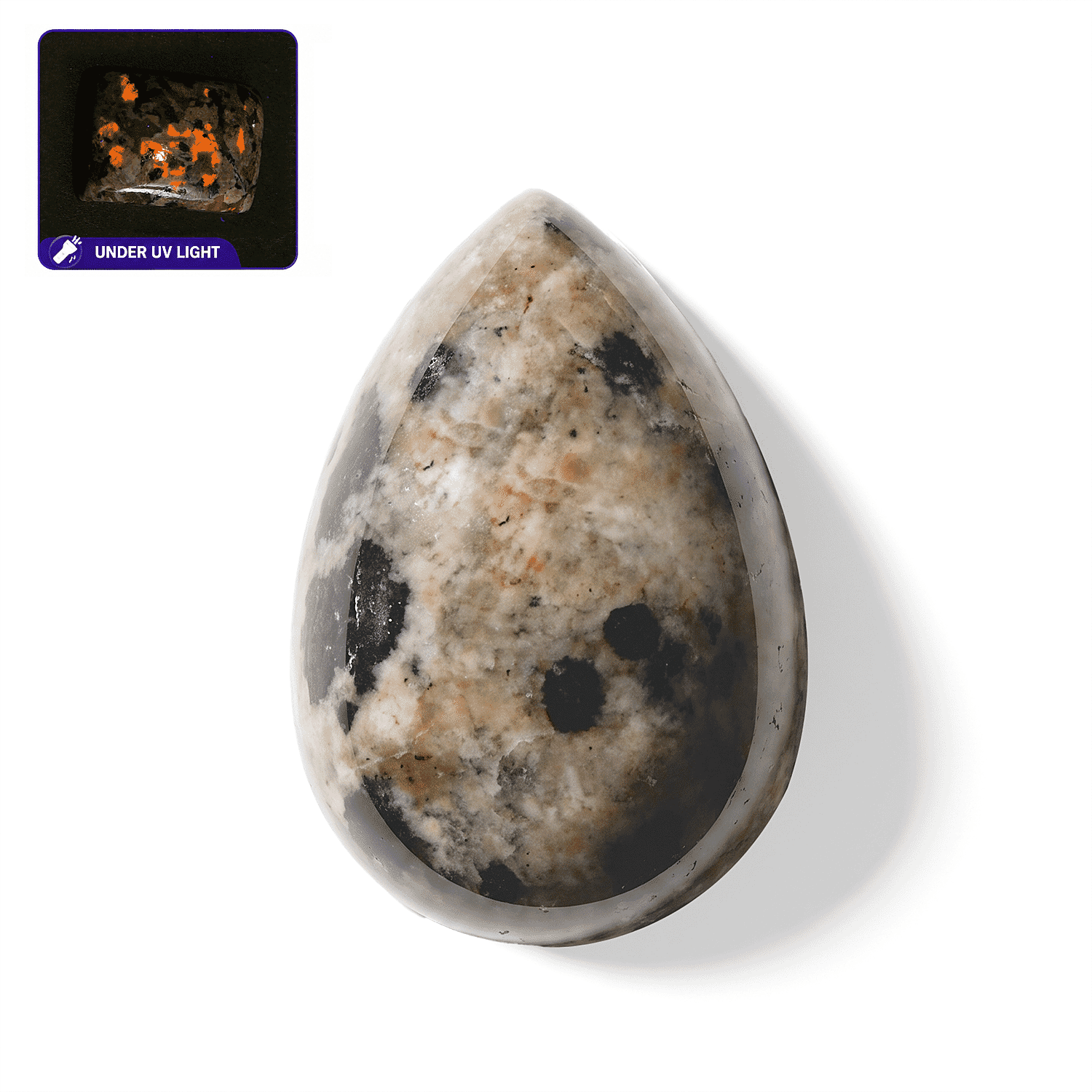 AA Yooperlite (Pear 10x7 mm) 1.56 ctw