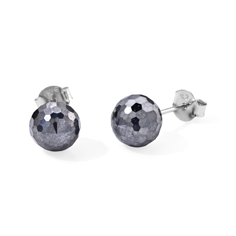 D'Joy Terahertz 5.00 ctw Stud Earrings in Rhodium Over Sterling Silver