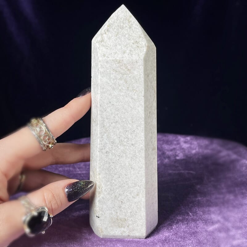 Albite and Golden Mica Obelisk 3-4 Approx 1945Ctw