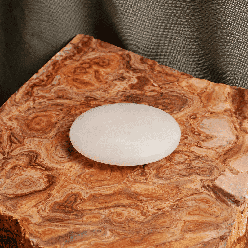 White Jade Palmstone 1.5-2 170 ctw