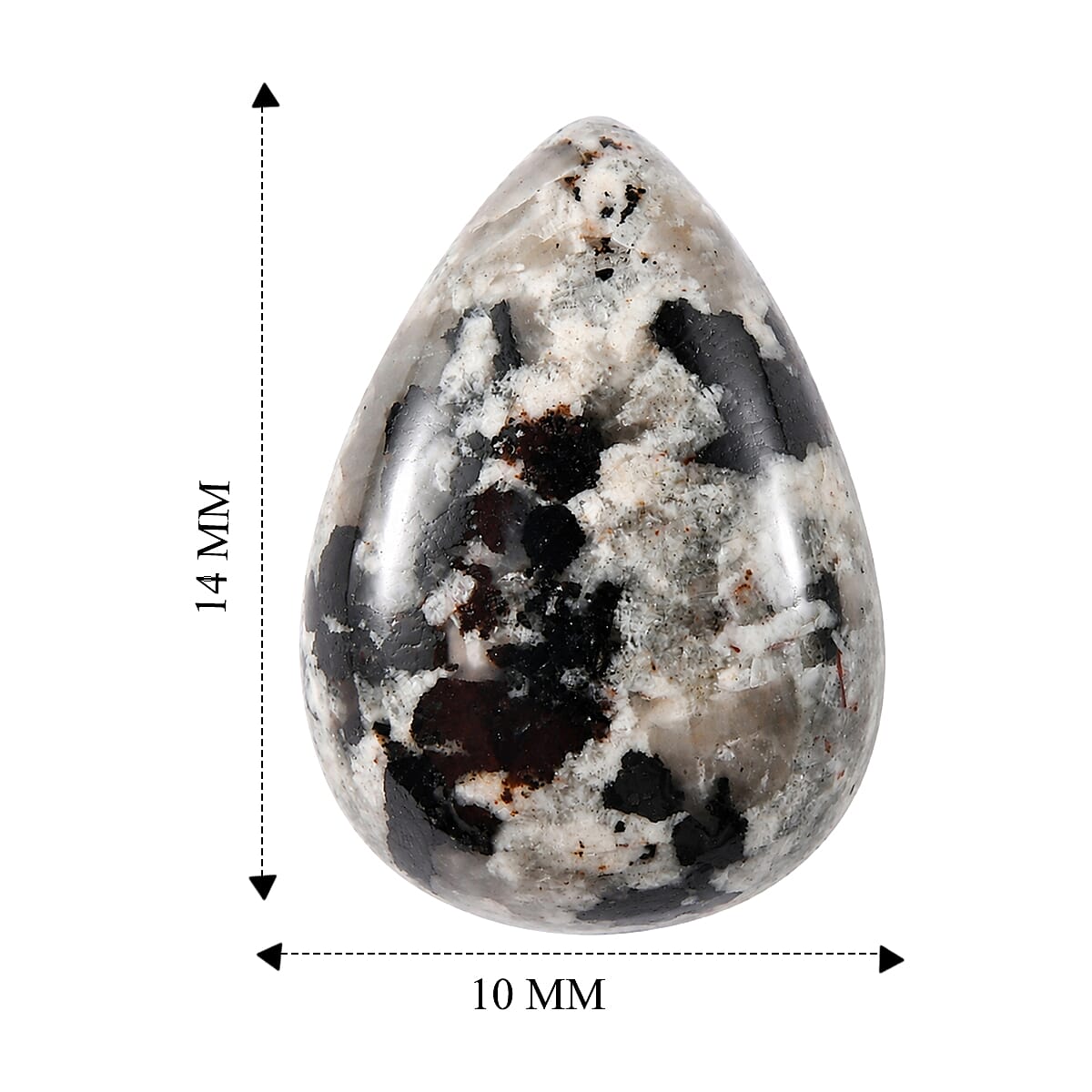 AA Yooperlite (Pear 14x10 mm) 4.75 ctw