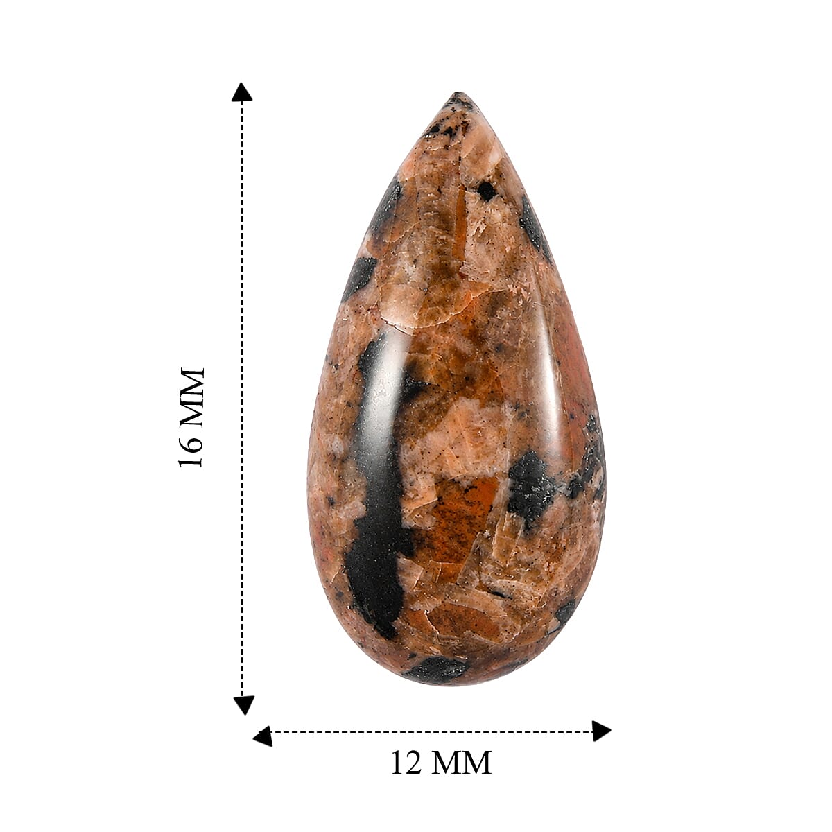Yooperlite (Pear 14x7 mm) 2.44 ctw