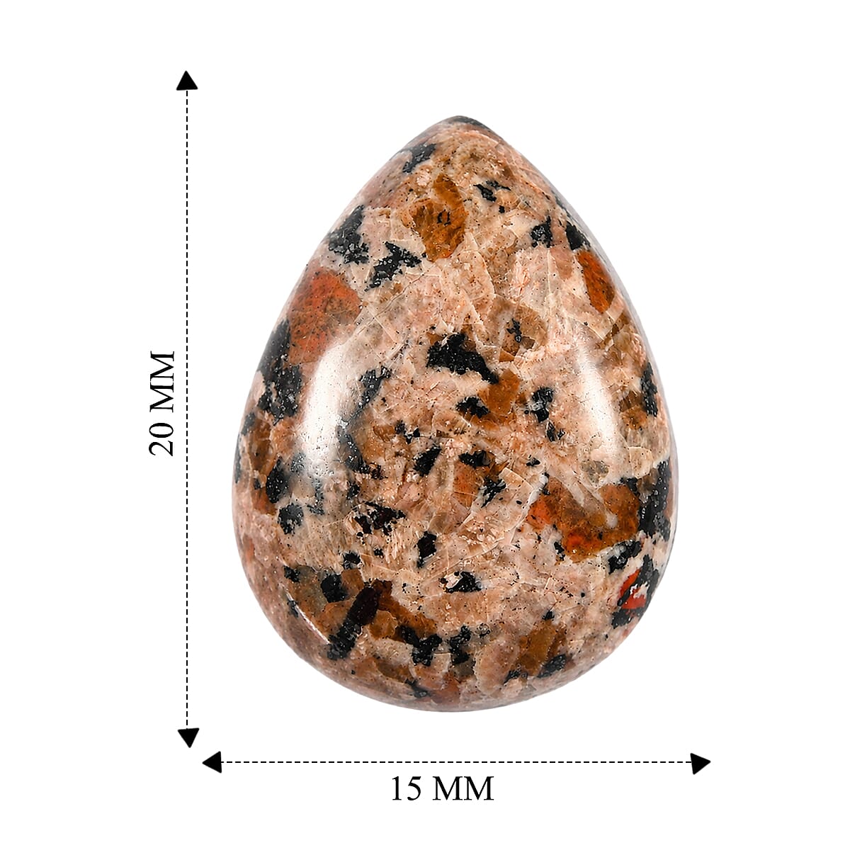 Yooperlite (Pear 20x15 mm) 14.94 ctw