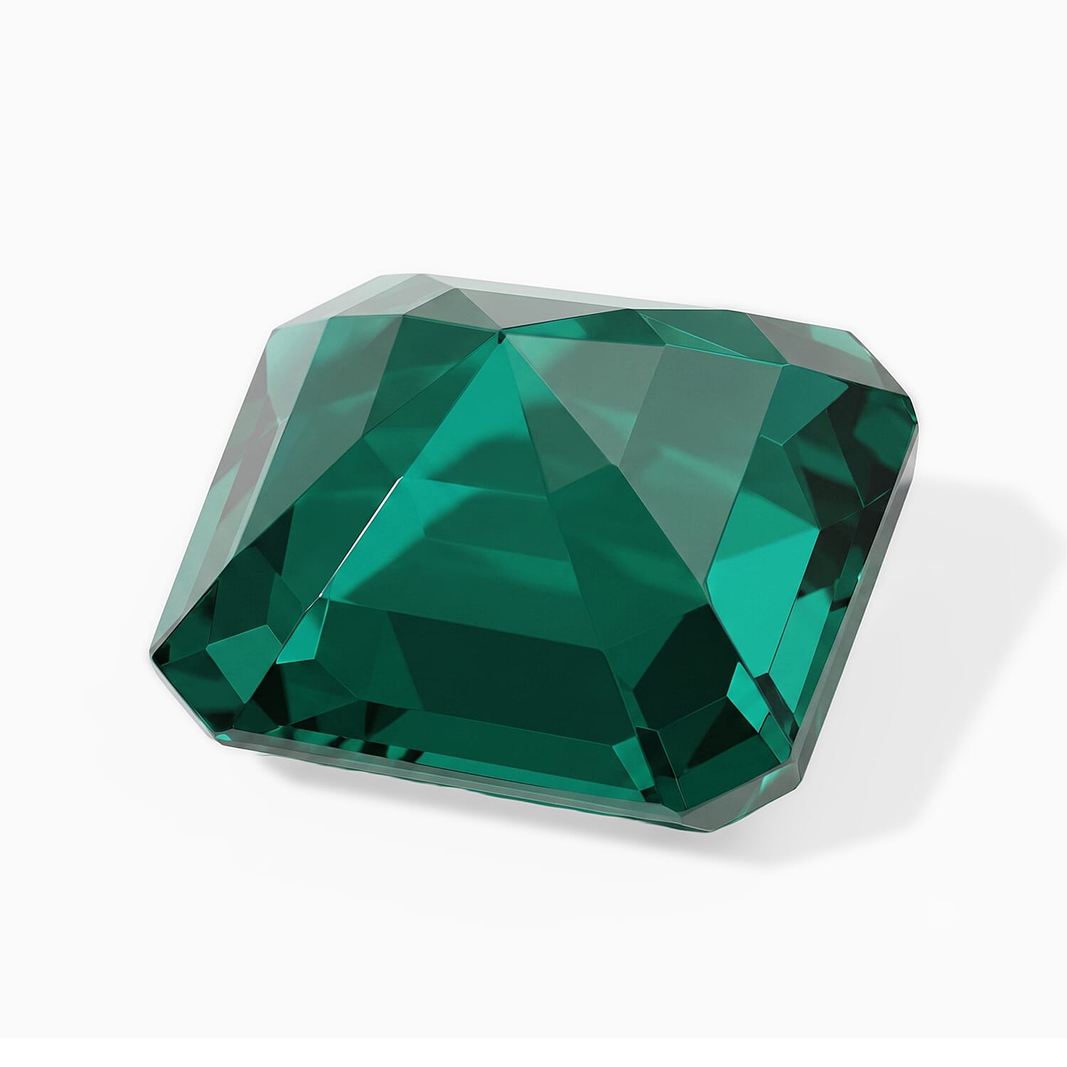 AA Lab Grown Emerald (Oct 6x6 mm) 0.73 ctw
