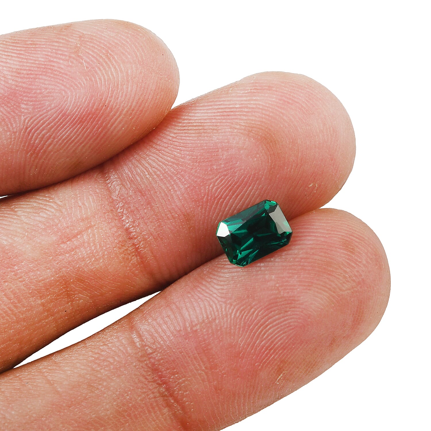 AA Lab Grown Emerald (Oct 7x5 mm) 0.70 ctw