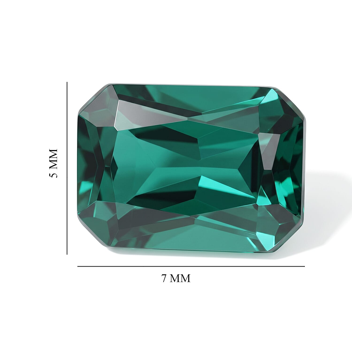 AA Lab Grown Emerald (Oct 7x5 mm) 0.70 ctw