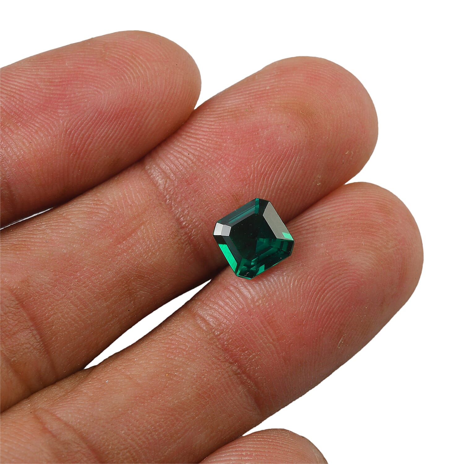 AA Lab Grown Emerald (Oct 7x7 mm) 1.20 ctw