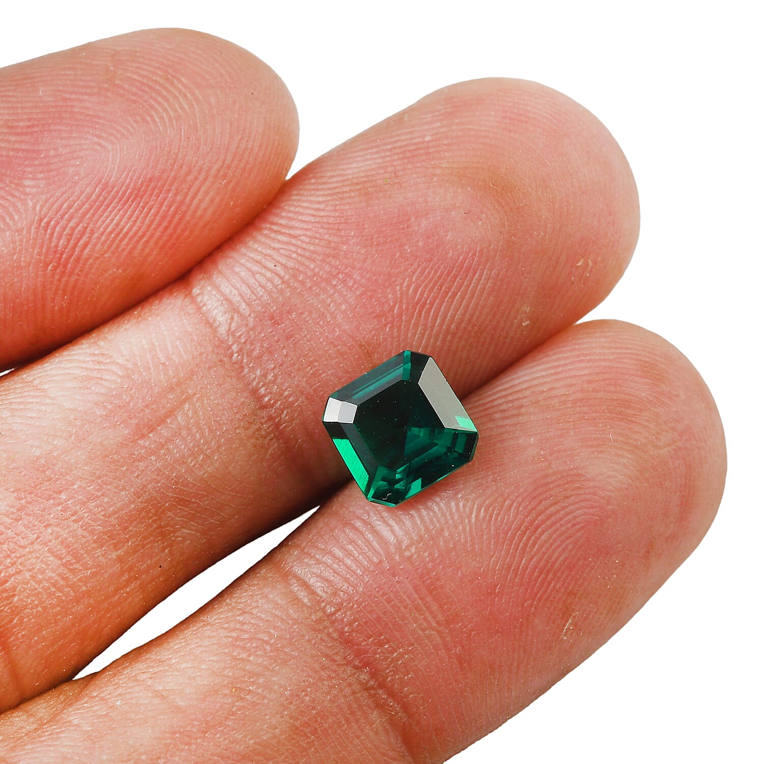 AA Lab Grown Emerald (Ovl 7x5 mm) 1.18 ctw