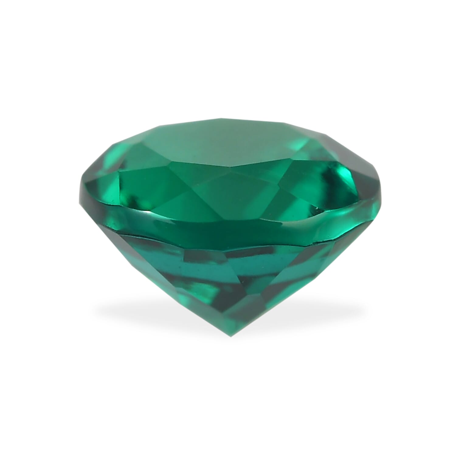 AAA Lab Grown Emerald Set of 2 (Rnd 5 mm) 0.60 ctw