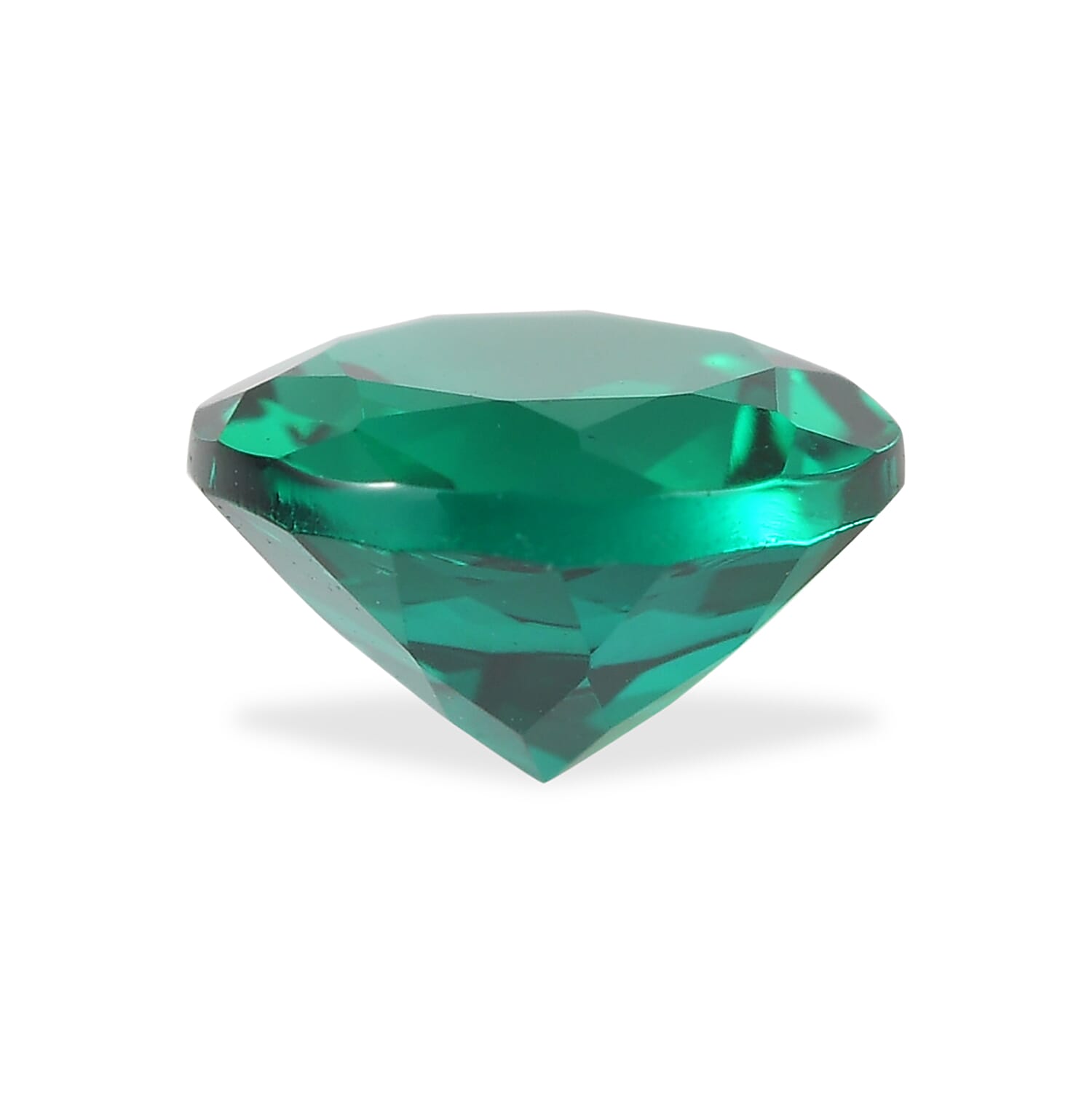 AAA Lab Grown Emerald (Rnd 6 mm) 0.53 ctw