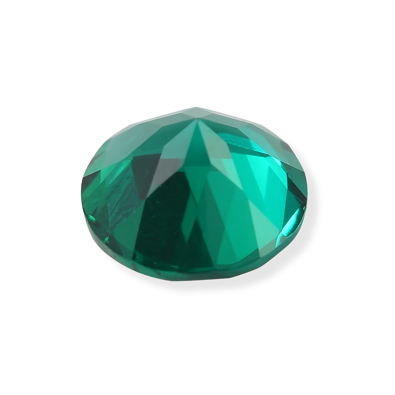 AAA Lab Grown Emerald (Rnd 6 mm) 0.53 ctw