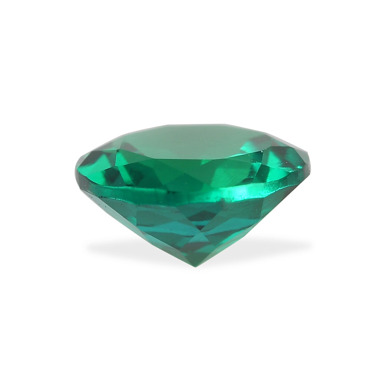 AA Lab Grown Emerald (Rnd 6.5 mm) 0.73 ctw