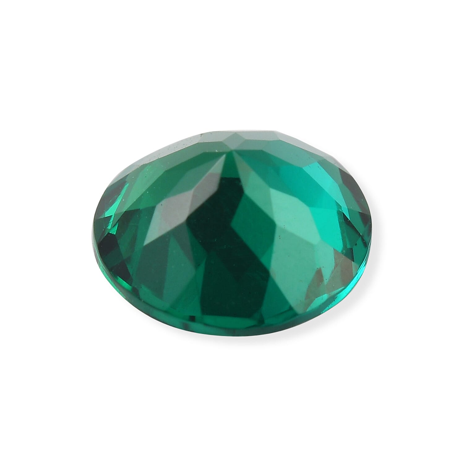 Lab Grown Emerald (Rnd 8 mm) 1.27 ctw