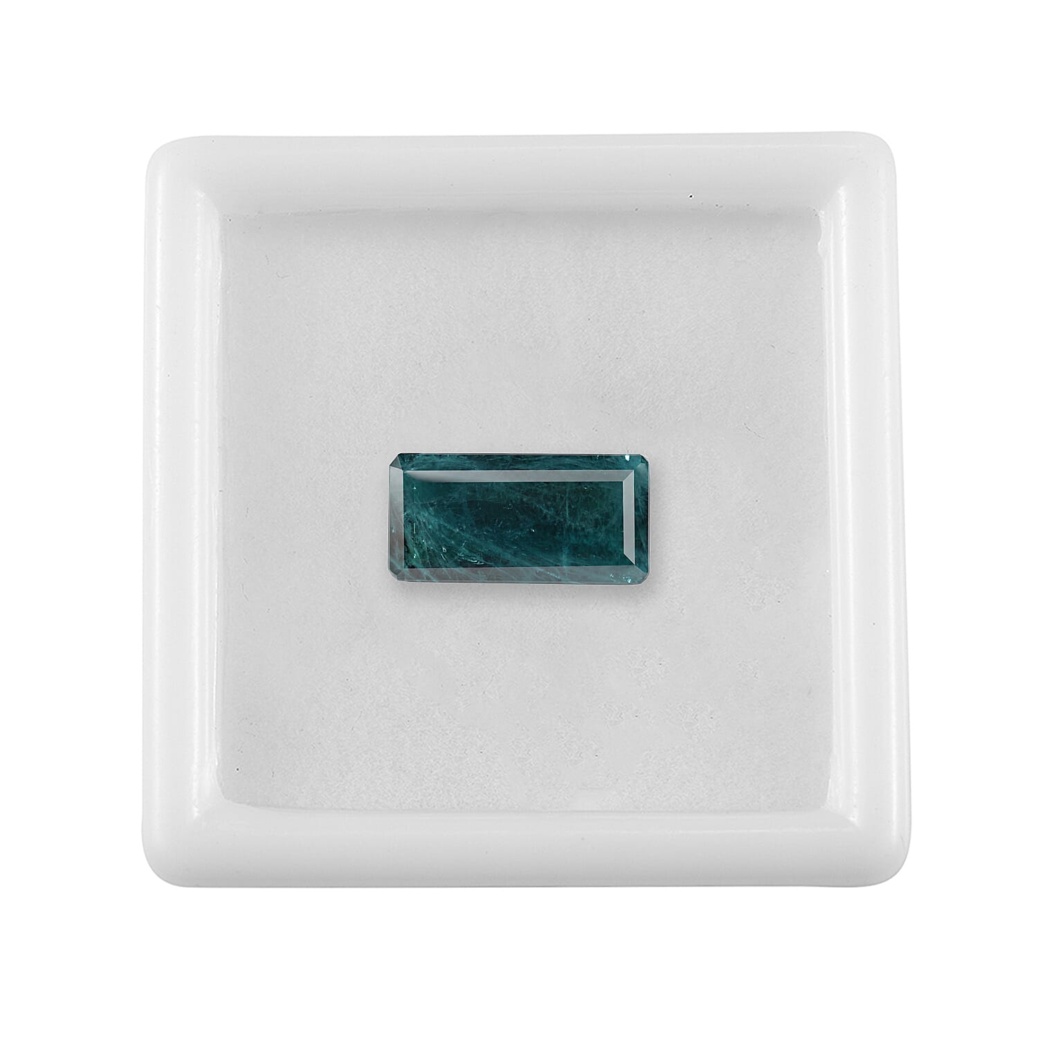 Teal Grandidierite (Bgt 14x7 mm) 4.05 ctw