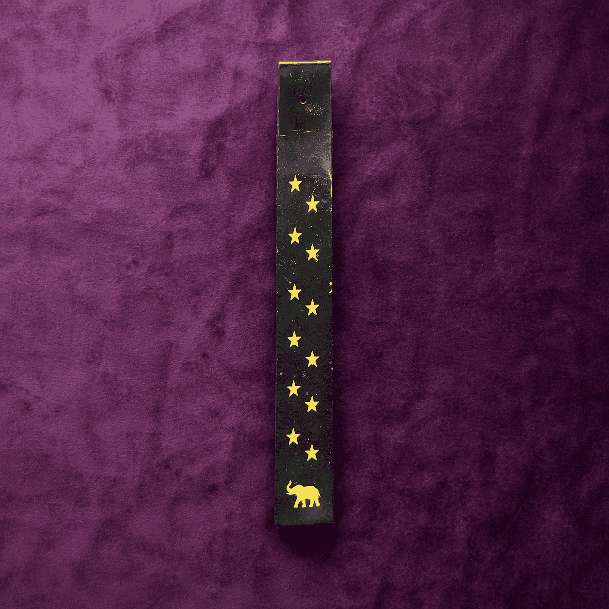 Black Agate Moons Incense Holder 10 1625 ctw