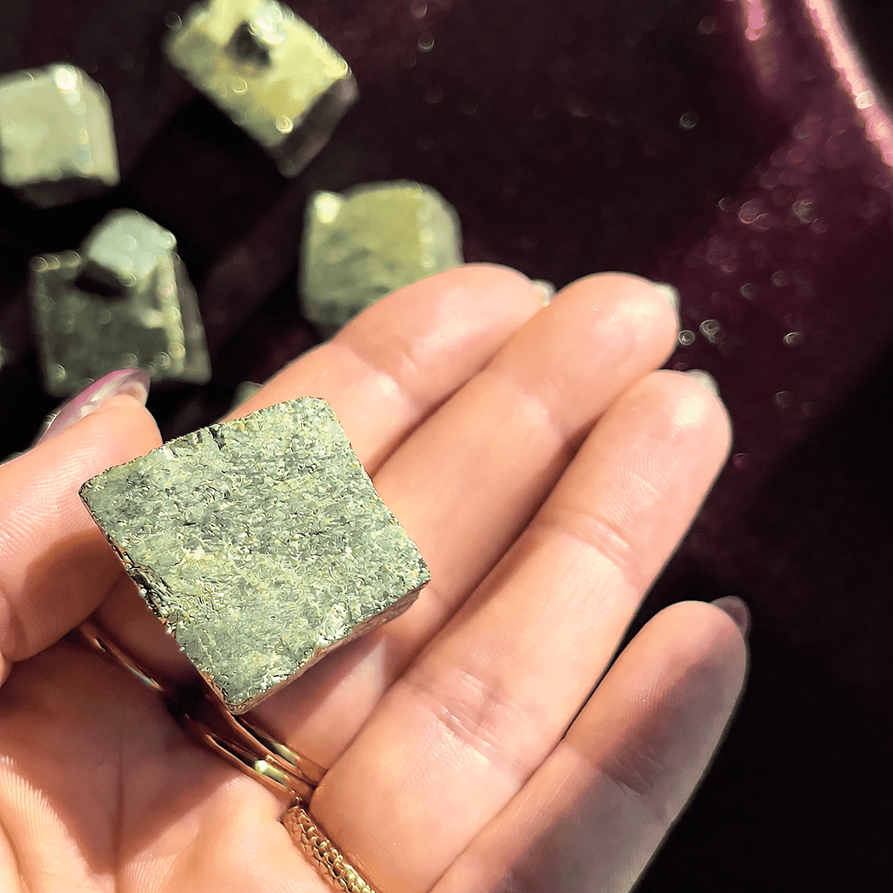Natural Cubic Pyrite Cube 0.5 110 ctw