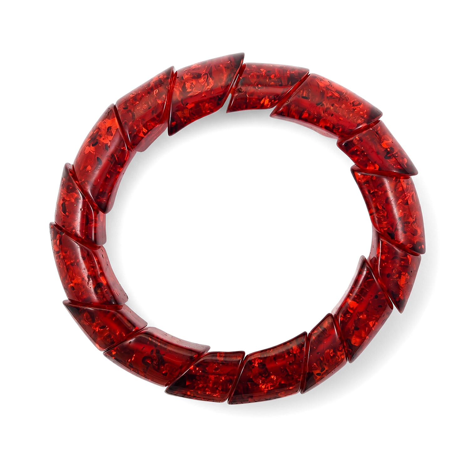 Amber 205.00 ctw Stretch Bracelet