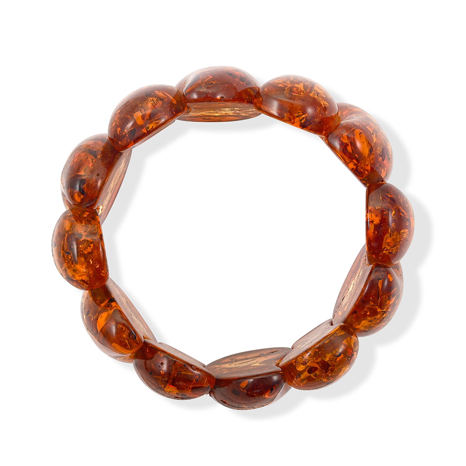 Amber 348.00 ctw Stretch Bracelet