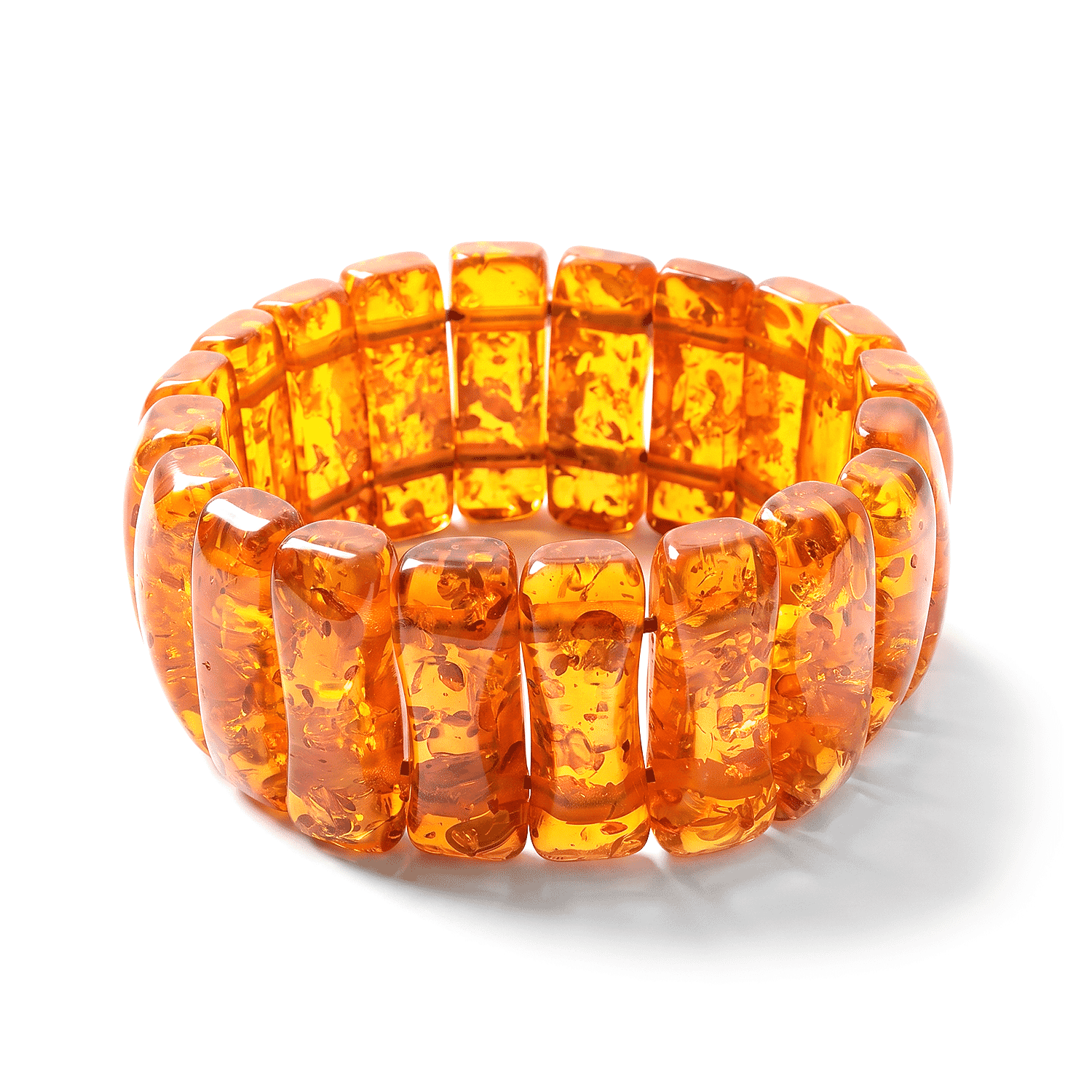 Amber 222.00 ctw Stretch Bracelet