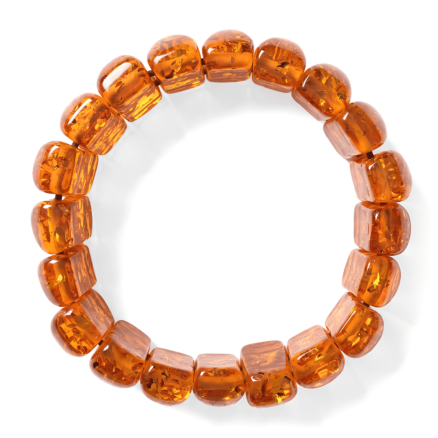 Amber 222.00 ctw Stretch Bracelet