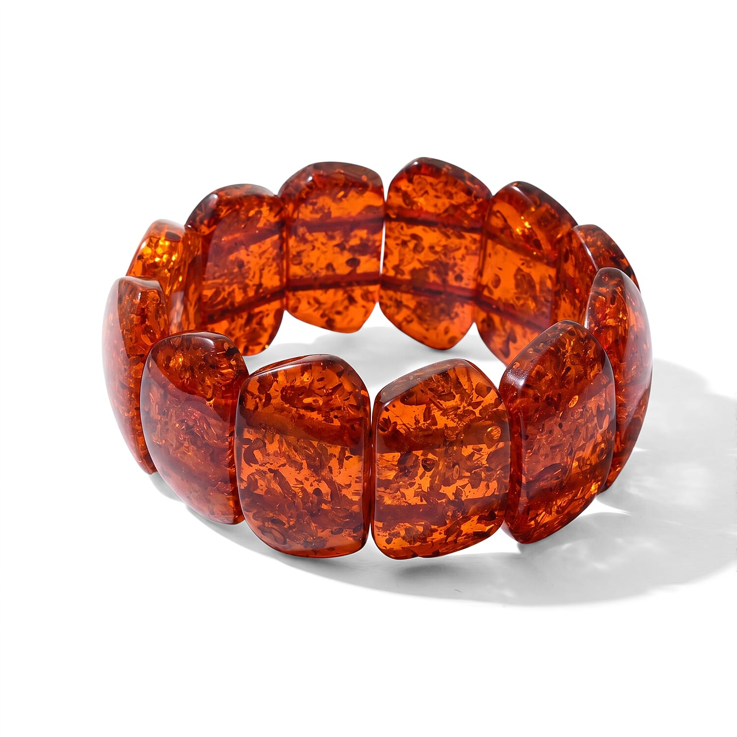 Amber 248.00 ctw Stretch Bracelet