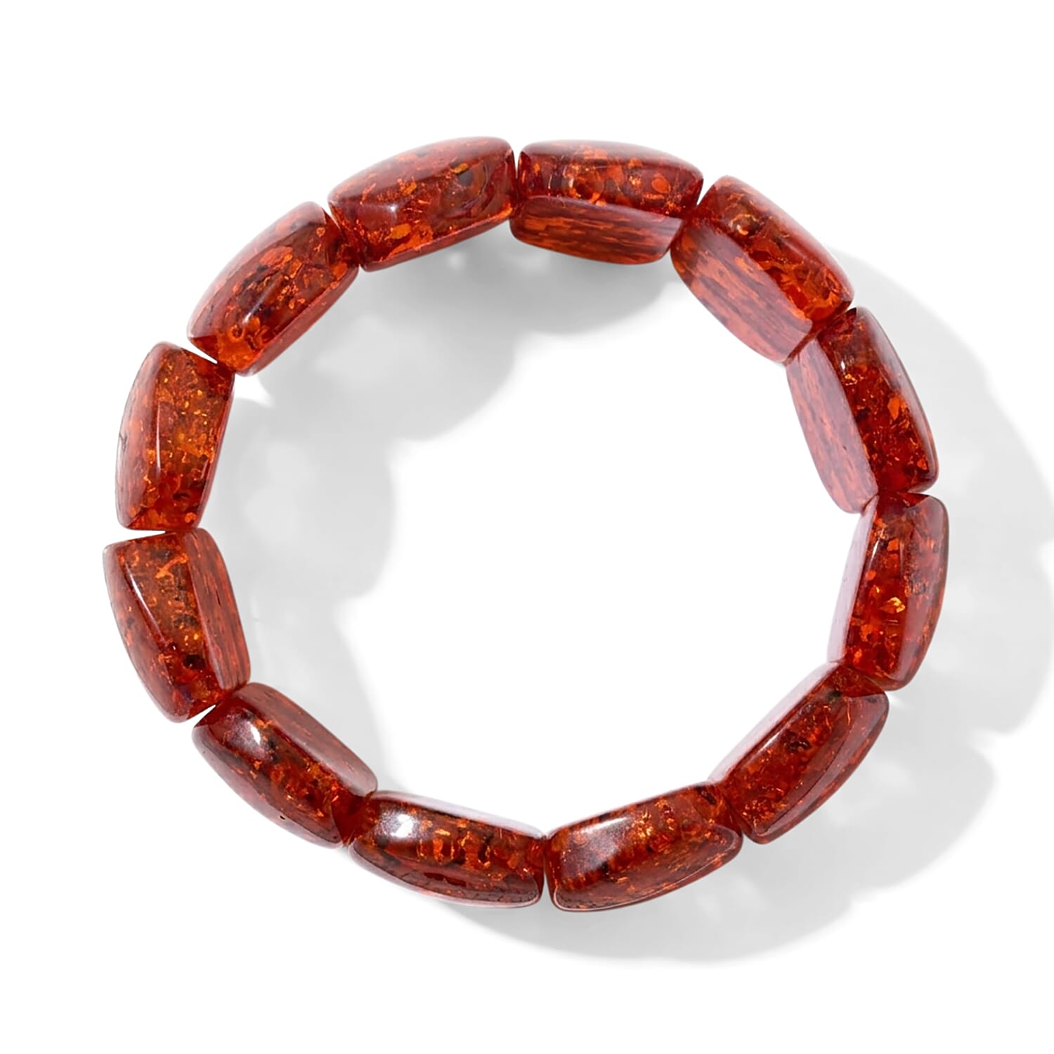 Amber 248.00 ctw Stretch Bracelet
