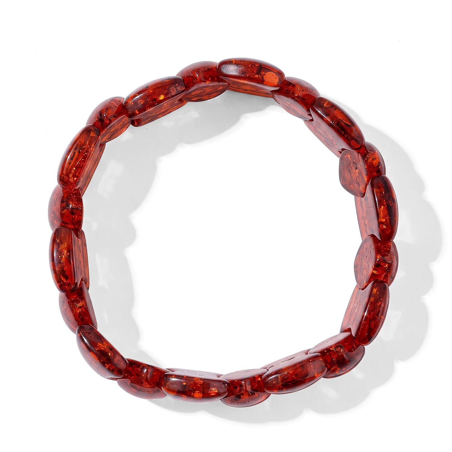 Amber 144.00 ctw Stretch Bracelet