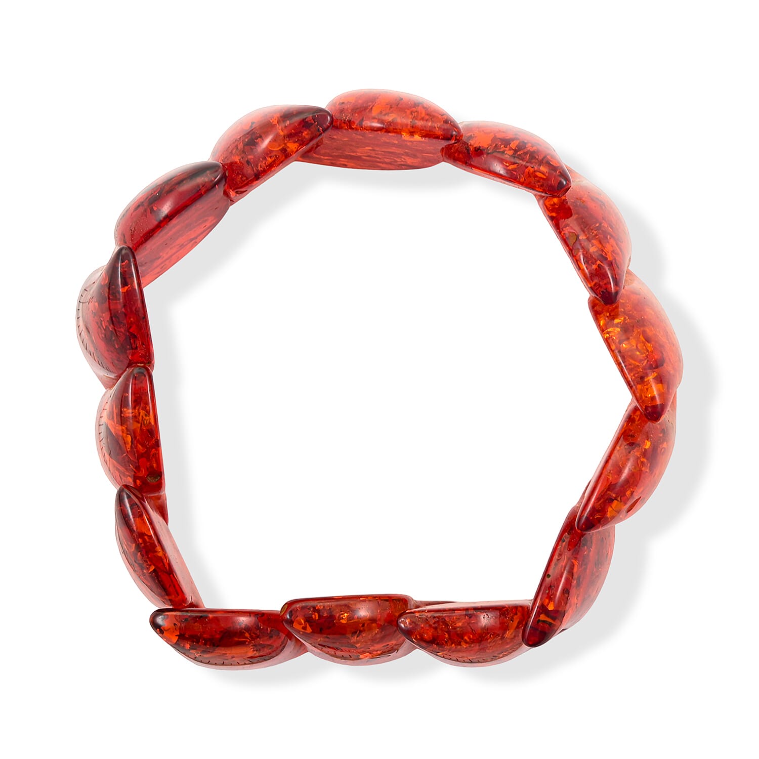 Amber 184.00 ctw Stretch Bracelet