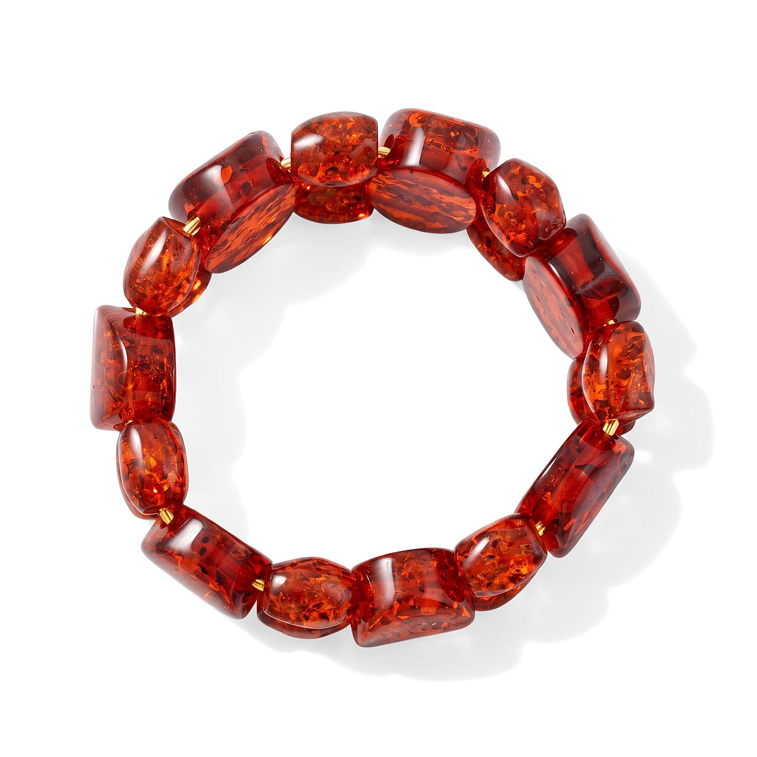 Amber 196.00 ctw Stretch Bracelet