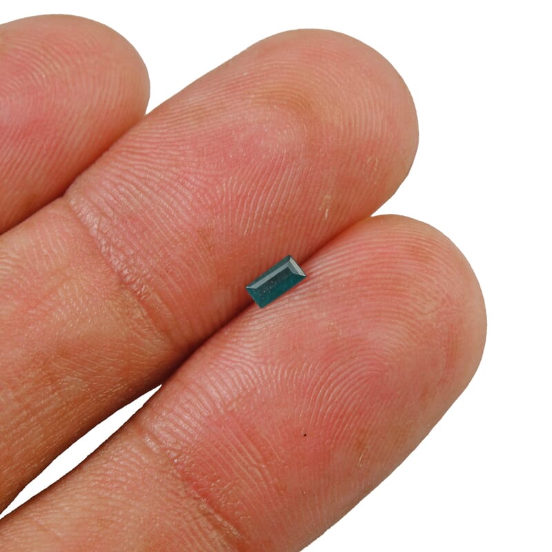 Teal Grandidierite (Bgt 4x2 mm) 0.20 ctw