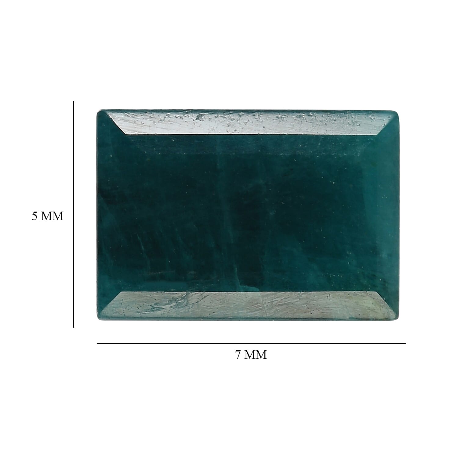 Teal Grandidierite (Bgt 7x5 mm) 0.92 ctw