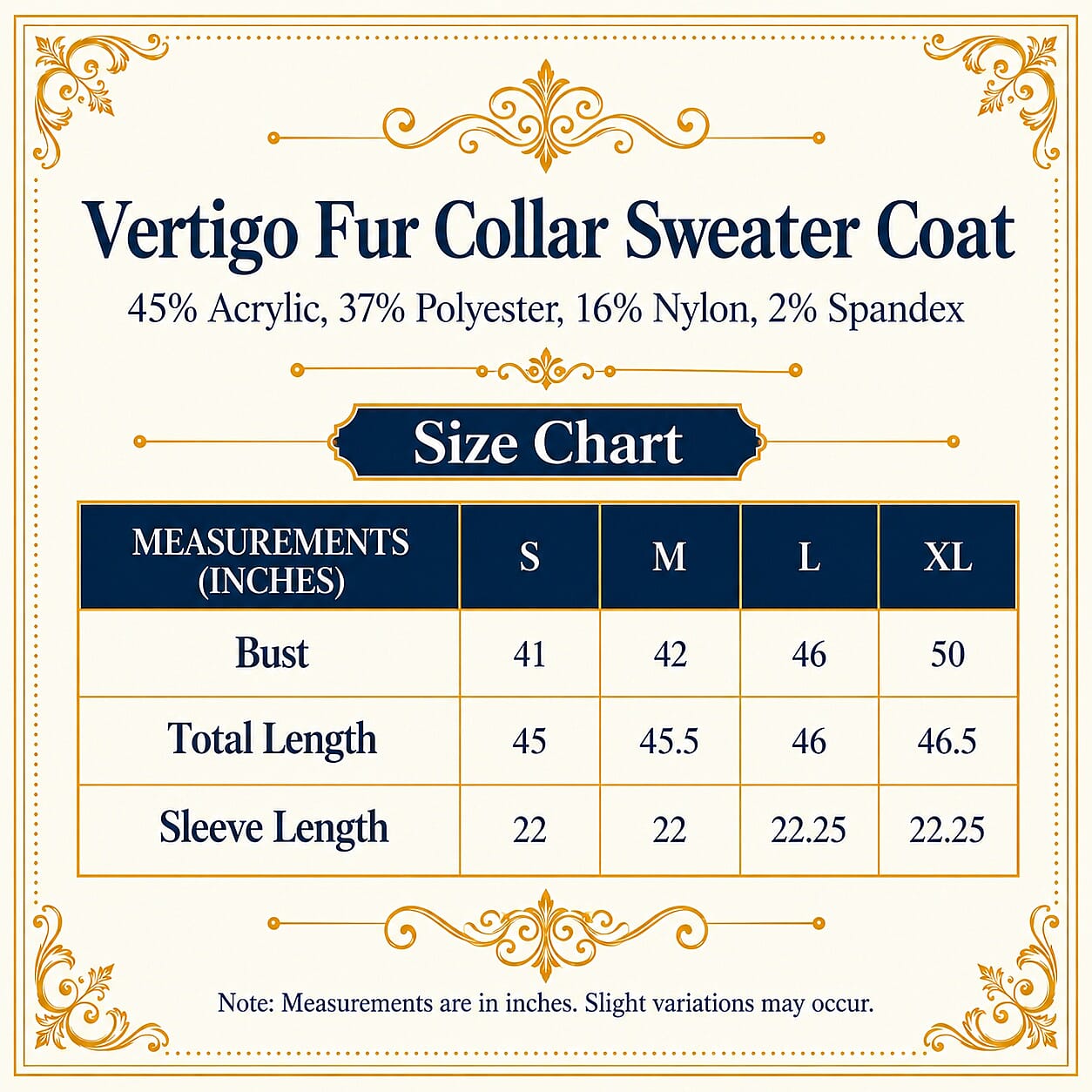 Vertigo Latte/Light Pink Fur Collar Sweater Coat - L
