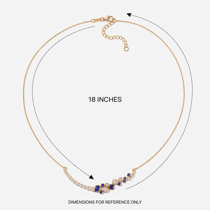 Violet Halo – Tanzanite Necklace