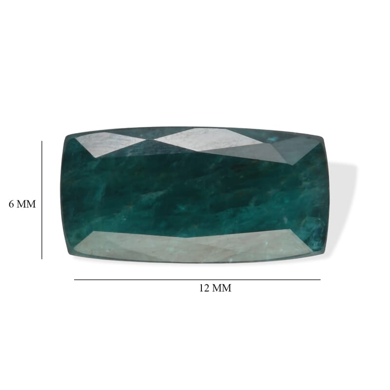 Teal Grandidierite (Cush 12x6 mm) 2.14 ctw