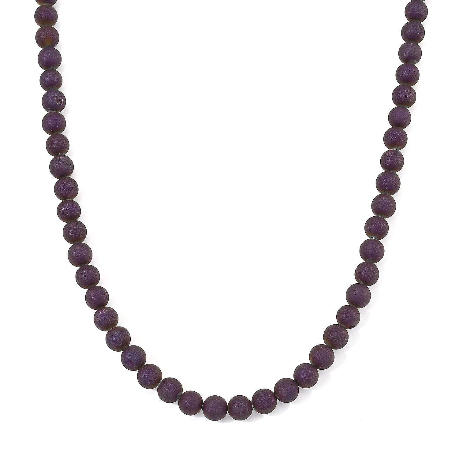 GCS Drusy Agate 160.00 ctw Beaded Strand 15 Inches