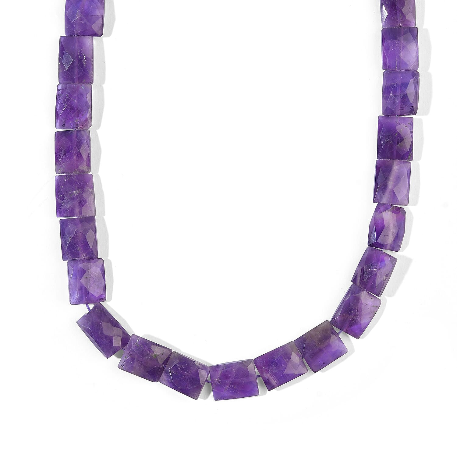 GCS African Amethyst 118.50 ctw Beaded Strand